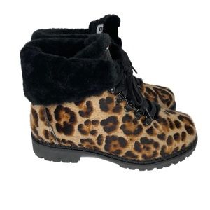 Oscar Sport Boots Kira Leopard Size 6.5